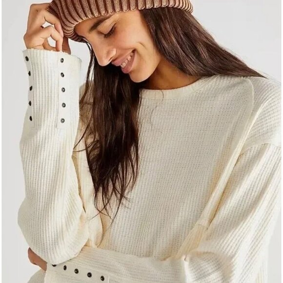 Free People We The Free Oh My Babydoll Thermal NEW - Picture 2 of 3